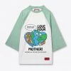 Sree Santhosh LYM Raglan Tee (White/Teal)