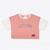Sree Santhosh Dusty Rose Ringer Crop