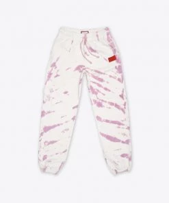 Sree Santhosh Mauve Tiger Tie Dye University Sweatpant