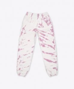 Sree Santhosh Mauve Tiger Tie Dye University Sweatpant