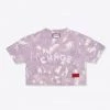 Sree Santhosh Marble Tie Dye University S/S Crop (Mauve) Best Selling
