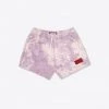 Sree Santhosh Mauve Marbled Tie Dye Sweatshorts Best Selling