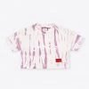 Sree Santhosh Best Selling Tie Dye University S/S Crop (Mauve/Chalk) 1 Sree Santhosh Best Selling Tie Dye University S/S Crop (Mauve/Chalk)