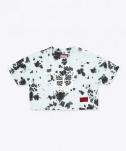 Sree Santhosh Tie Dye Butterfly S/S Crop (Mint) Best Selling