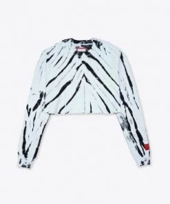 Sree Santhosh Tie Dye CHNGE Worldwide Crop L/S Thermal (Mint)