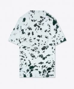 Sree Santhosh Tie Dye Butterfly Logo T-Shirt Dress (Mint/Black)