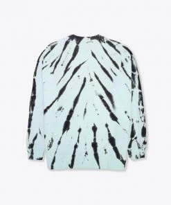Sree Santhosh Mint/Black CHNGE Logo Tiger Tie Dye Crewneck Best Selling