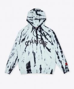 Sree Santhosh Mint Tiger Tie Dye University Hoodie