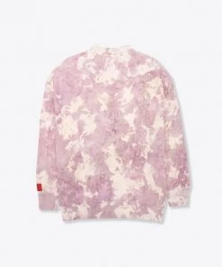 Sree Santhosh Mauve CHNGE Logo Marble Tie Dye Crewneck Best Selling