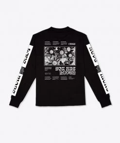 Sree Santhosh Love More Cuffed L/S T-Shirt (Black) Best Selling