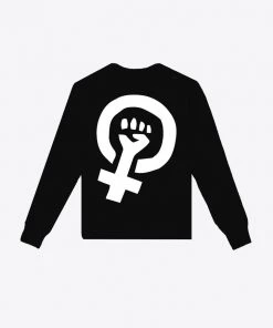 Sree Santhosh Best Selling Power Of A Woman Pocketed Tee (Black)