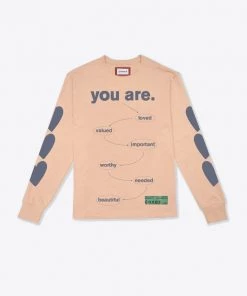 Sree Santhosh You Are Not Alone Cuffed L/S T-Shirt Best Selling