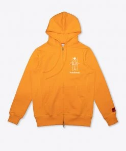 Sree Santhosh YAAYN Zip Up Hoodie (Orange Slice)