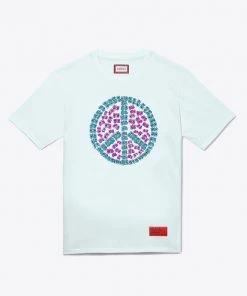 Sree Santhosh Peace Butterfly S/S T-Shirt (Mint) Best Selling