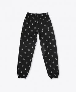 Sree Santhosh Embroidered Peace Sweatpants (Black) Best Selling