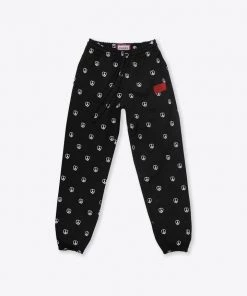 Sree Santhosh Embroidered Peace Sweatpants (Black) Best Selling