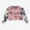 Sree Santhosh Pieced Tie Dye University L/S Crop (Citron/Mauve/Chalk) Best Selling 2 Sree Santhosh Pieced Tie Dye University L/S Crop (Citron/Mauve/Chalk) Best Selling