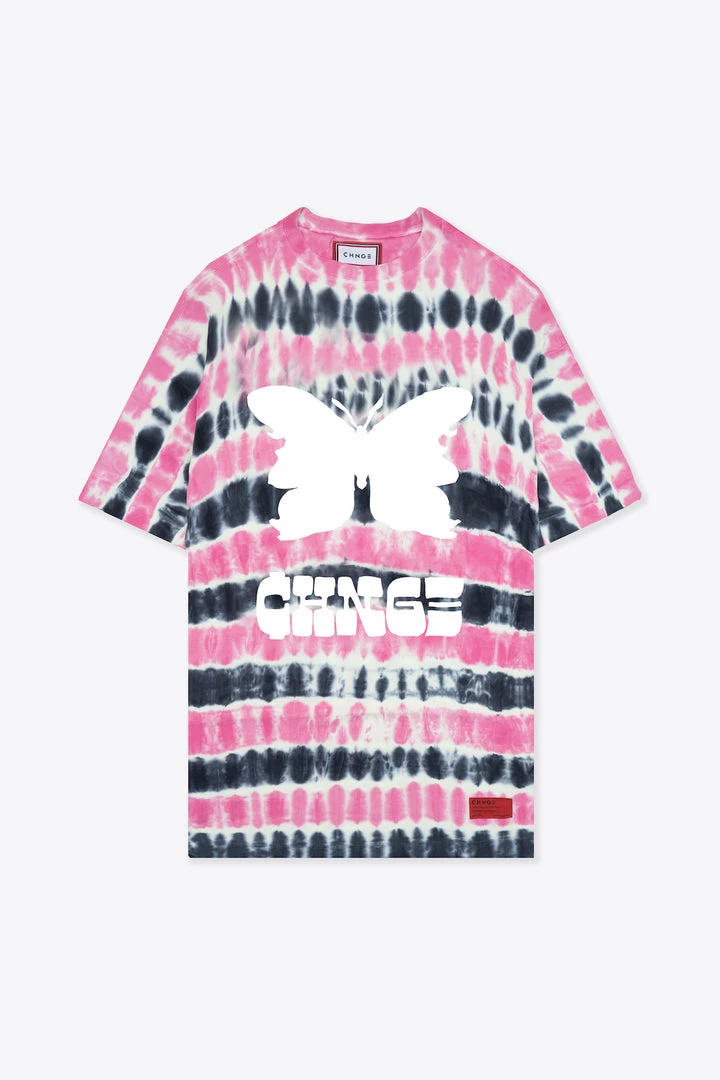 Sree Santhosh Zänt Tie Dye BF Stamp Dress (Electro) 3 Sree Santhosh Zänt Tie Dye BF Stamp Dress (Electro)