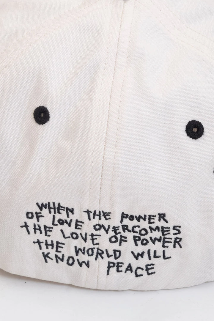 CHNGE Best Selling Chalk/Black Panel Power Of Love Baseball Cap 6 CHNGE Best Selling Chalk/Black Panel Power Of Love Baseball Cap