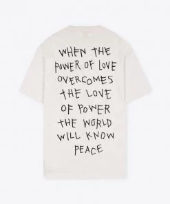 Sree Santhosh Power Of Love T-Shirt Dress (Chalk) Best Selling