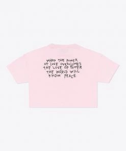 Sree Santhosh Power Of Love Crop (Pink)