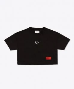 Sree Santhosh Power Of Love Crop Top (Black)