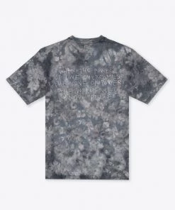 Sree Santhosh Tie Dye Power Of Love S/S T-Shirt (Black Marble) Best Selling
