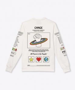 Sree Santhosh PTTP Cuffed L/S T-Shirt (Chalk) Best Selling