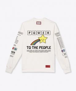 Sree Santhosh PTTP Cuffed L/S T-Shirt (Chalk) Best Selling