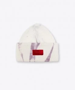 Sree Santhosh Tie Dye Oversized Beanie (Mauve/Chalk)