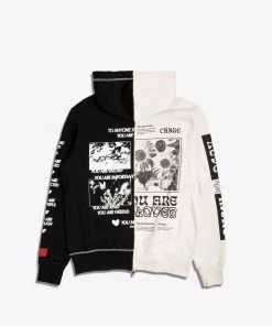 Sree Santhosh You Matter Zip Up Hoodie (Black/Chalk) New Arrivals