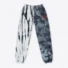 Sree Santhosh Best Selling Black/Chalk Pieced Tie Dye University Sweatpant