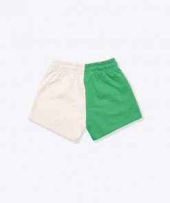 Sree Santhosh MHA Kelly Green/Chalk Pieced Sweatshort