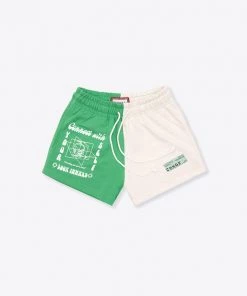 Sree Santhosh MHA Kelly Green/Chalk Pieced Sweatshort