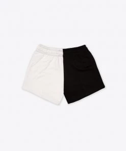Sree Santhosh Best Selling Chalk/Black Pieced Sweatshorts