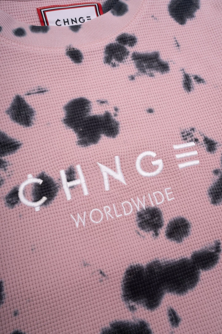 Sree Santhosh Tie Dye CHNGE Worldwide Crop L/S Thermal (Mauve) 4 Sree Santhosh Tie Dye CHNGE Worldwide Crop L/S Thermal (Mauve)