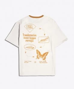Sree Santhosh Take It Slow S/S Ringer T-Shirt (Chalk)
