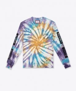 Sree Santhosh Love More Cuffed L/S T-Shirt (Spiral Tie Dye)
