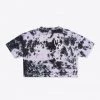 Sree Santhosh Tie Dye Love Peace S/S Crop (Violet)