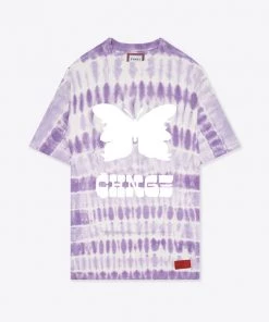 Sree Santhosh Zänt Tie Dye BF Stamp Dress (Violet)