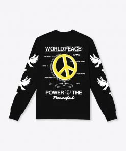 Sree Santhosh WPP2P Cuffed L/S T-Shirt (Black) Best Selling