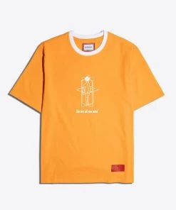 Sree Santhosh New Arrivals Everything You Need Is Inside S/S Ringer T-Shirt (Orange Slice)