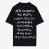 Sree Santhosh Zero Tolerance T-Shirt Dress (Black) Best Selling