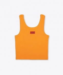 Sree Santhosh ZTFAD Ribbed Tank (Orange Slice) Best Selling